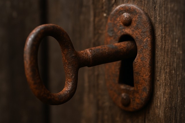 rusty-key-lock